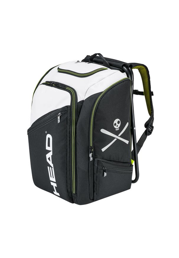 Head - Plecak na sprzęt narciarski HEAD REBELS COACHES BACKPACK 72 LITRY (L). Kolor: czarny, biały, wielokolorowy