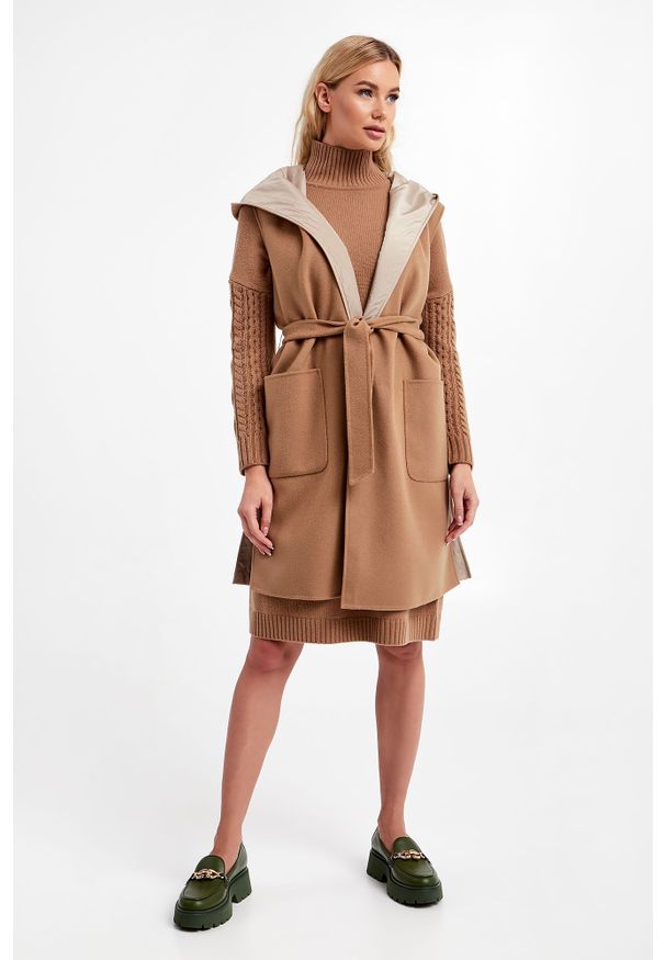 Weekend Max Mara - Kamizelka wełniana Ornati WEEKEND MAX MARA. Materiał: wełna. Wzór: gładki