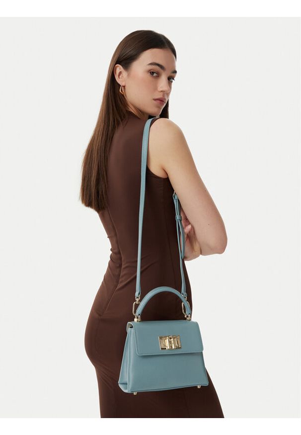 Furla Torebka 1927 Mini WB00109 ARE000 BG 4896S Niebieski jasny. Kolor: niebieski. Materiał: skórzane