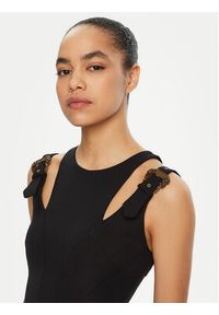 Versace Jeans Couture Sukienka koktajlowa 78HAO913 Czarny Slim Fit. Kolor: czarny. Materiał: wiskoza, syntetyk. Styl: wizytowy #4