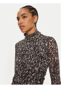 Patrizia Pepe Bluzka 8M1621 J221-YA19 Czarny Slim Fit. Kolor: czarny. Materiał: syntetyk #4