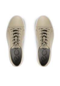 ecco - ECCO Sneakersy Soft 60 58240401004 Beżowy. Kolor: beżowy. Materiał: skóra #3