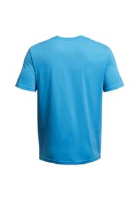 Under Armour - Męska Koszulka Sportowa. Kolor: niebieski