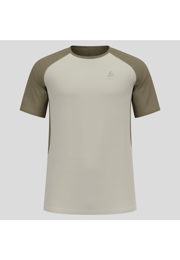 Koszulka biegowa męska Odlo X-Alp Trail T-Shirt Crew Neck. Kolor: beżowy