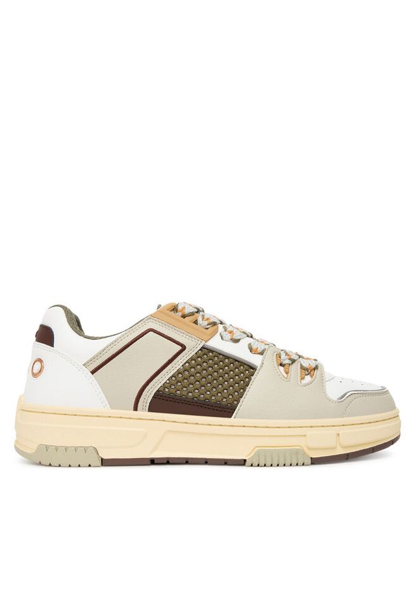 Hugo - Sneakersy HUGO. Kolor: beżowy