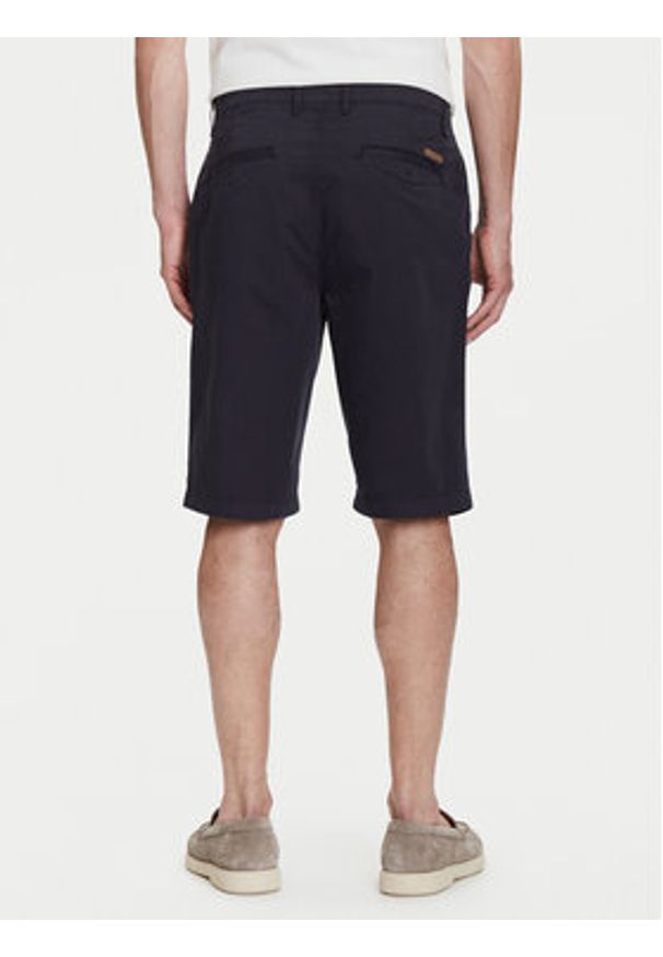Baldessarini Szorty materiałowe B1 16939.2402 Granatowy Slim Fit. Kolor: niebieski. Materiał: bawełna
