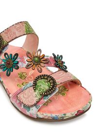 Laura Vita Klapki Liloo 41 Kolorowy. Materiał: skóra. Wzór: kolorowy #4