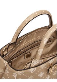 Guess Torebka Carrie Logo HWGP98 98060 Beżowy. Kolor: beżowy. Materiał: skórzane #5