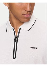 BOSS - Boss Polo Philix 50519760 Biały Regular Fit. Typ kołnierza: polo. Kolor: biały. Materiał: bawełna #5
