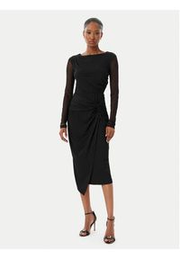 Rinascimento Spódnica midi CFC0123489003 Czarny Regular Fit. Kolor: czarny. Materiał: syntetyk #5