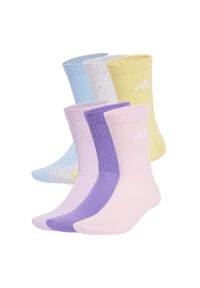 Adidas - Skarpety Cushioned Crew 6 Pairs. Kolor: wielokolorowy, różowy, niebieski, fioletowy