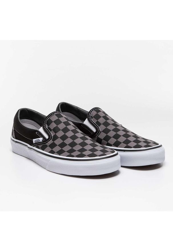 Buty na deskorolkę Vans Classic Slip-on. Zapięcie: bez zapięcia. Kolor: czarny, biały, wielokolorowy. Model: Vans Classic. Sport: skateboard