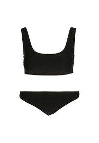 Urban Classics - Damski Zestaw Bikini Z Podkoszulkiem. Kolor: czarny #1