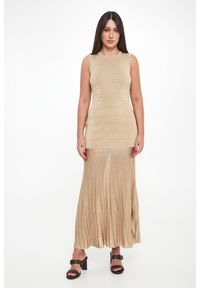 Twinset Milano - Sukienka maxi lureksowa LIU JO. Długość: maxi #5
