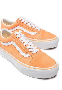 Vans Tenisówki Old Skool Platfor VN0A5KX9AAS1 Pomarańczowy. Kolor: pomarańczowy. Materiał: materiał #3