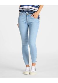 Lee - LEE SCARLETT SKINNY CROPPED DAMSKIE SPODNIE JEANSOWE LIGHT COROVAL L30CMFOC 112106363