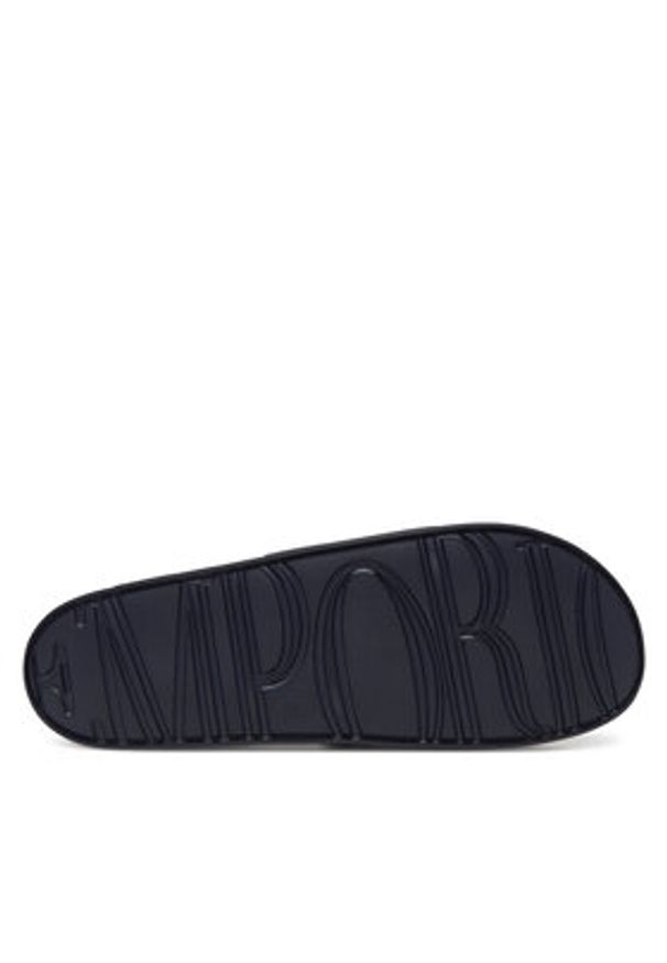 Emporio Armani Klapki XVPS11 XR273 K578 Granatowy. Kolor: niebieski