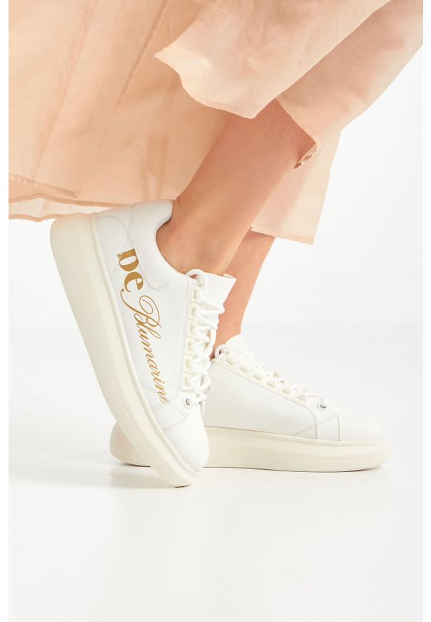 BeBlumarine - SNEAKERSY BE BLUMARINE. Wzór: napisy. Sport: turystyka piesza