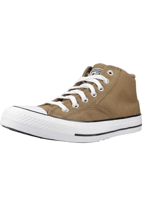Converse - Kapcie CONVERSE CHUCK TAYLOR ALL STAR MALDEN STREET CANVAS & SUEDE Brązowy. Kolor: brązowy. Materiał: tkanina. Styl: street