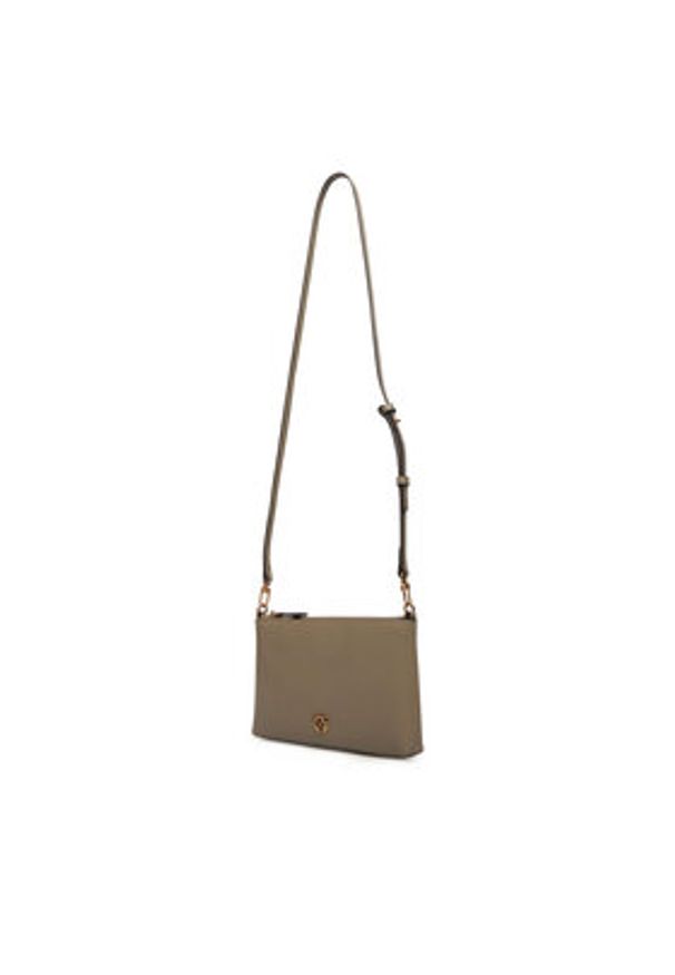 Pinko - PINKO Torebka Flat Horizontal Mini AI 25-26 104277 A0F1 Szary. Kolor: szary. Materiał: skórzane