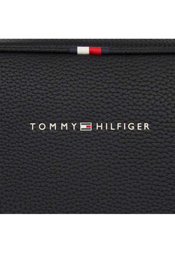 TOMMY HILFIGER - Tommy Hilfiger Kosmetyczka Essential PU AM0AM09508 Czarny. Kolor: czarny. Materiał: skóra