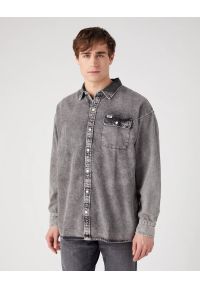 Wrangler - MESKA KOSZULA WRANGLER 1PKT FLAP SHIRT DARKEST SPRUCE 112341170 #1