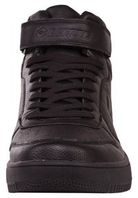 Buty zimowe męskie LOTTO PALIOT MID OC. Okazja: na co dzień. Kolor: czarny. Materiał: futro. Sezon: zima. Sport: turystyka piesza