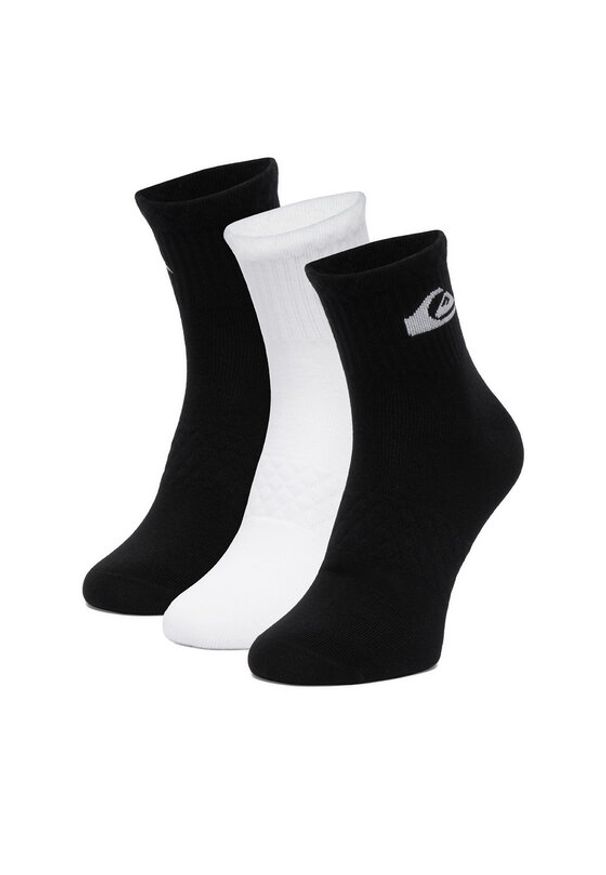 Quiksilver Skarpety długie CEO_BR_QUIK_2042_Z_AW25 (3 PACK) Biały. Kolor: biały. Materiał: bawełna