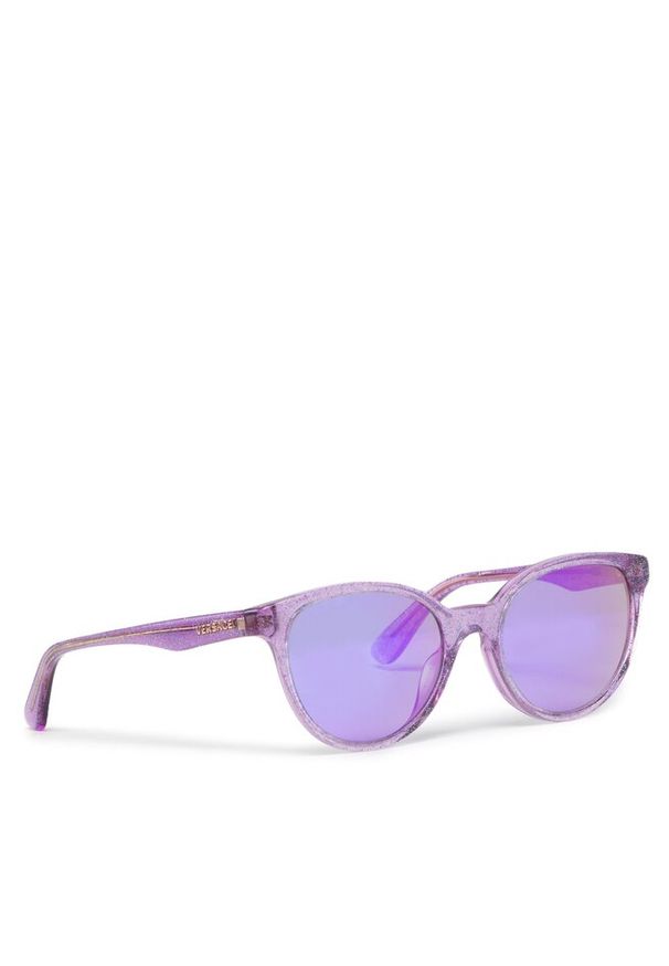 VERSACE - Okulary przeciwsłoneczne Versace. Kolor: fioletowy