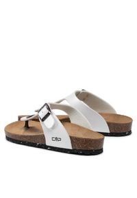CMP Japonki Eco Mymosa Wmn Flip Flop 3Q91036 Biały. Kolor: biały. Materiał: skóra #3