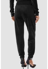 Juicy Couture - JUICY COUTURE Czarne dresy damskie Willow Cuff Jogger, Rozmiar XS. Kolor: czarny. Materiał: dresówka #2