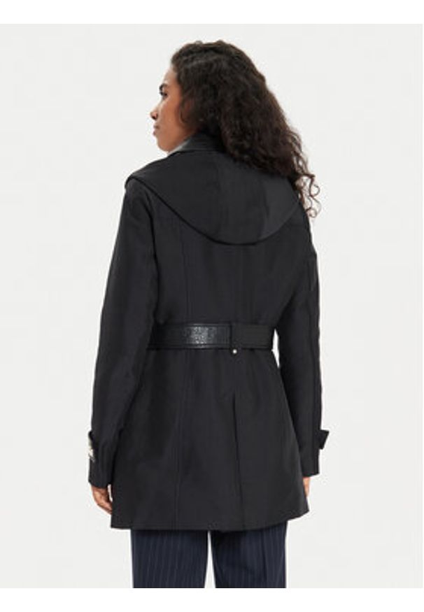 Morgan Trencz 242-GZIMA Czarny Slim Fit. Kolor: czarny. Materiał: bawełna, syntetyk