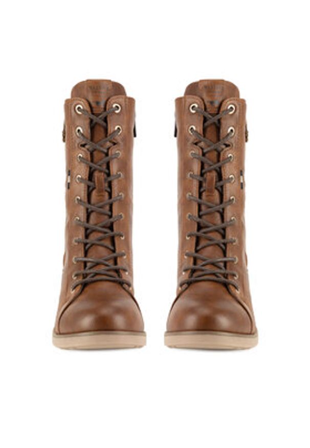 Mustang Trzewiki 1441-508-307 Brązowy. Kolor: brązowy. Materiał: materiał