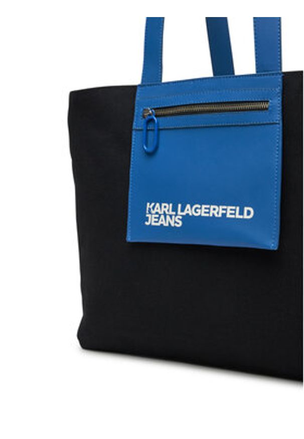 Karl Lagerfeld Jeans Torebka A2W50004 Czarny. Kolor: czarny