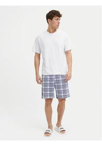 Jack & Jones Piżama Max 12277165 Biały Standard Fit. Kolor: biały. Materiał: bawełna, syntetyk #7