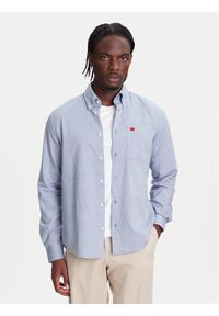 Hugo - HUGO Koszula Evito 50479302 Niebieski Slim Fit. Kolor: niebieski. Materiał: bawełna