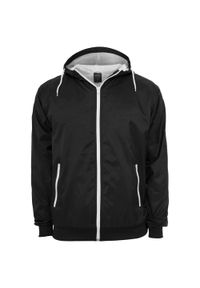 Urban Classics - Męska Kontrastowa Kurtka Soft Shell. Kolor: czarny, wielokolorowy, biały. Sport: turystyka piesza #1