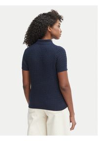 TOMMY HILFIGER - Tommy Hilfiger Sweter WW0WW41474 Granatowy Regular Fit. Kolor: niebieski. Materiał: bawełna #5