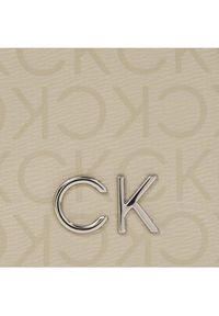 Calvin Klein Torebka Ck Daily Saddle Bag_Epi Mono K60K611879 Beżowy. Kolor: beżowy. Materiał: skórzane #4