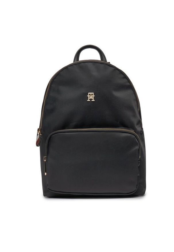 TOMMY HILFIGER - Tommy Hilfiger Plecak Poppy AW0AW15641 Czarny. Kolor: czarny. Materiał: nylon, materiał