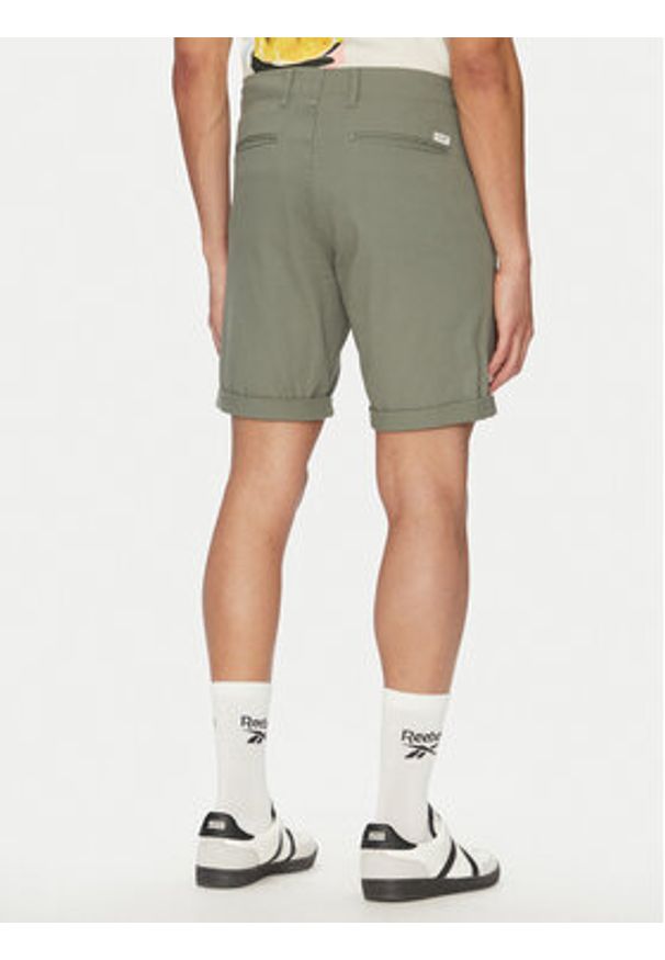 Jack & Jones Szorty materiałowe Dave 12182549 Zielony Regular Fit. Kolor: zielony. Materiał: bawełna