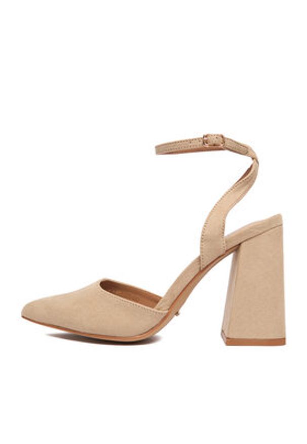 DeeZee Czółenka CEO-CD25-039-1 Beżowy. Kolor: beżowy. Materiał: materiał