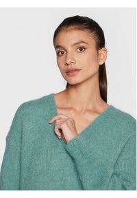 AMERICAN VINTAGE - American Vintage Sweter Pinobery PINO18IH22 Zielony Regular Fit. Kolor: zielony. Materiał: wełna. Styl: vintage #5