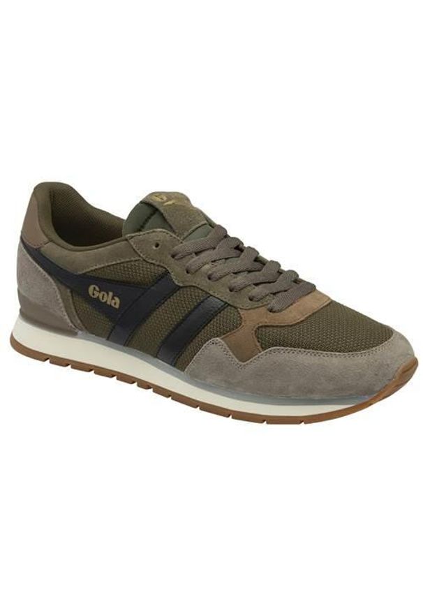 Buty do chodzenia męskie Gola Colorado 2024. Kolor: zielony, wielokolorowy. Materiał: zamsz, materiał, nylon. Szerokość cholewki: normalna. Sport: turystyka piesza