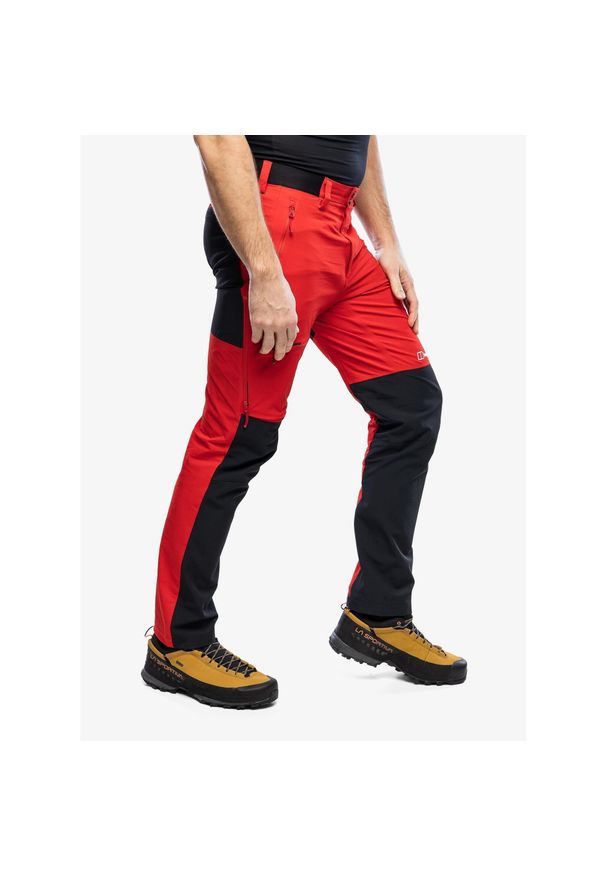 Spodnie trekkingowe męskie Berghaus Mtn Guide Alpine Pant. Kolor: czerwony. Sezon: lato. Sport: turystyka piesza