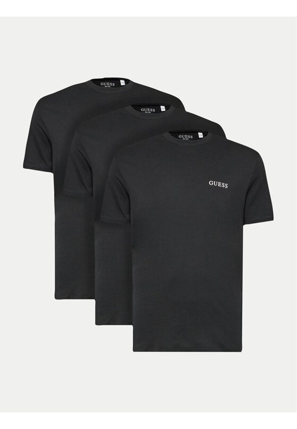 Guess Komplet t-shirtów U4YG52 KCAM1 Czarny Regular Fit. Kolor: czarny. Materiał: bawełna