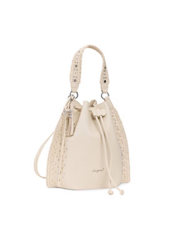 Desigual Plecak 26SAKP33 Beżowy. Kolor: beżowy. Materiał: skóra