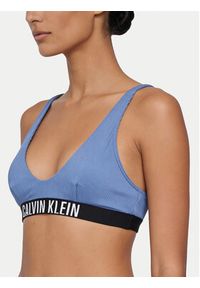 Calvin Klein Swimwear Góra od bikini LV00Q61211 Niebieski. Kolor: niebieski. Materiał: syntetyk #2