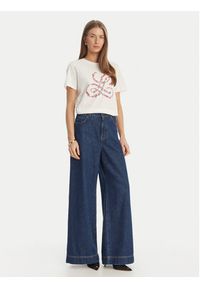 Luisa Spagnoli T-Shirt Ballada 543153 Biały Regular Fit. Kolor: biały. Materiał: bawełna #3