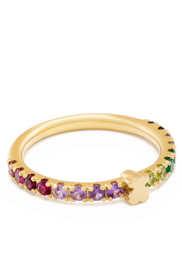 Tous - TOUS Pierścionek 1004564012 Złoty. Materiał: metalowe. Kolor: złoty